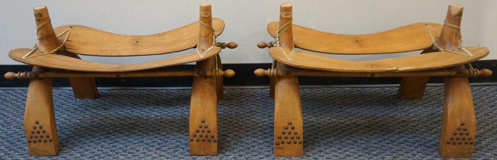 TWO MIDDLE EASTERN FRUITWOOD