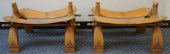 TWO MIDDLE EASTERN FRUITWOOD C