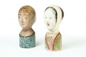 TWO MILLINER'S HEADS.  Probabl