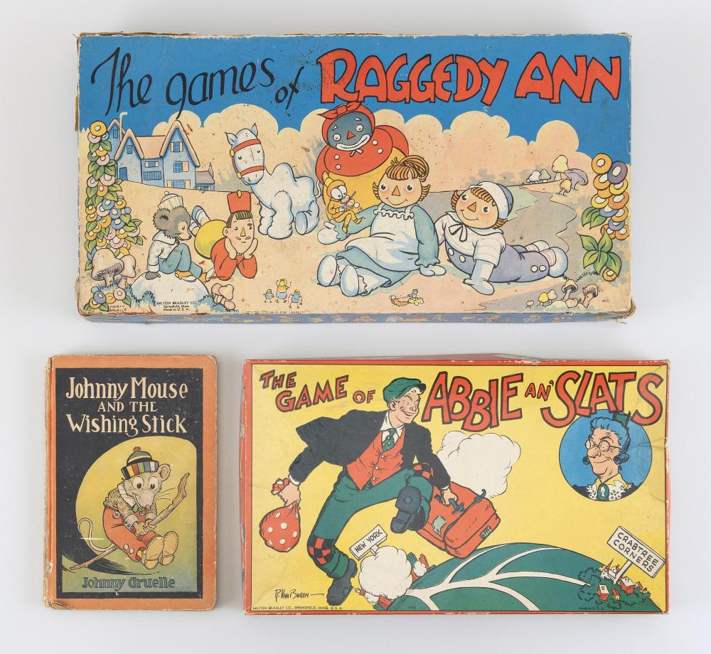 TWO MILTON BRADLEY GAMES AND A