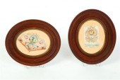 TWO MINIATURE CUTOUTS.  Probab