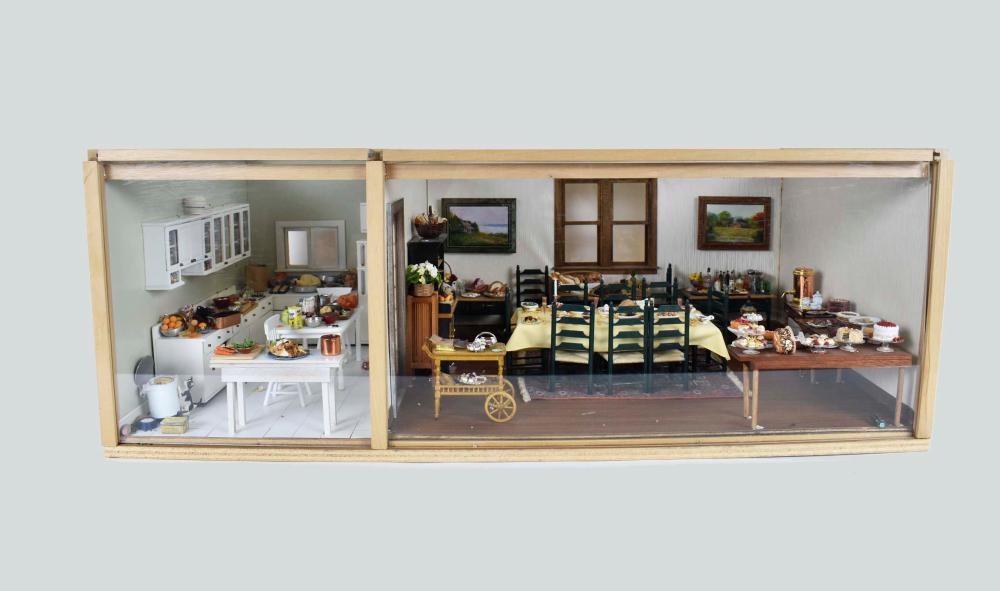 TWO MINIATURE FURNITURE GROUPS &