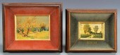 TWO MINIATURE LANDSCAPES, MENI