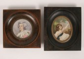 Two miniature paintings: portr