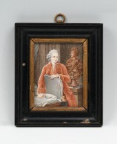 TWO MINIATURE PORTRAIT PAINTIN
