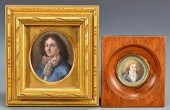 TWO MINIATURE PORTRAITS OF GEN