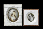 TWO MINIATURE PORTRAITS OF LAD