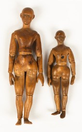 TWO MINIATURE RETICULATED ARTI