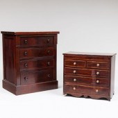 TWO MINIATURE SALESMAN SAMPLES