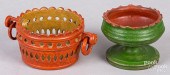 TWO MINIATURE SCANDINAVIAN WOO