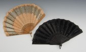 Two Miniature Victorian Fans c