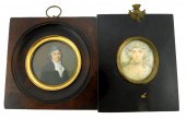 TWO MINIATURES: GENTLEMAN AND