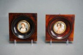 TWO MINIATURES IN ROSEWOOD FRA