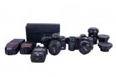 TWO MINOLTA SLR FILM CAMERAS W