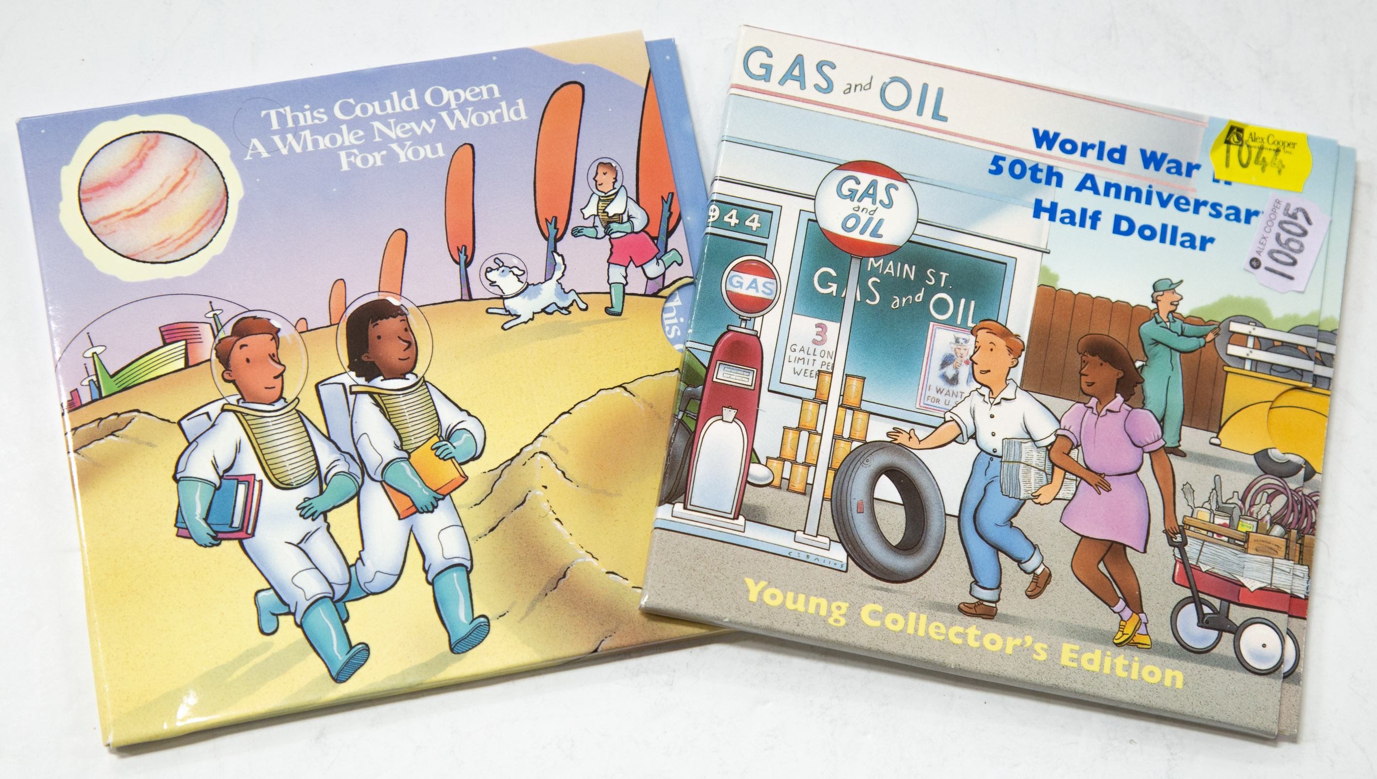 TWO MINT CHILDREN' PACKS WITH