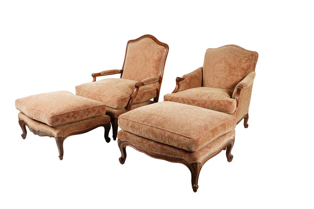 TWO MINTON-SPIDELL CARVED WALNUT