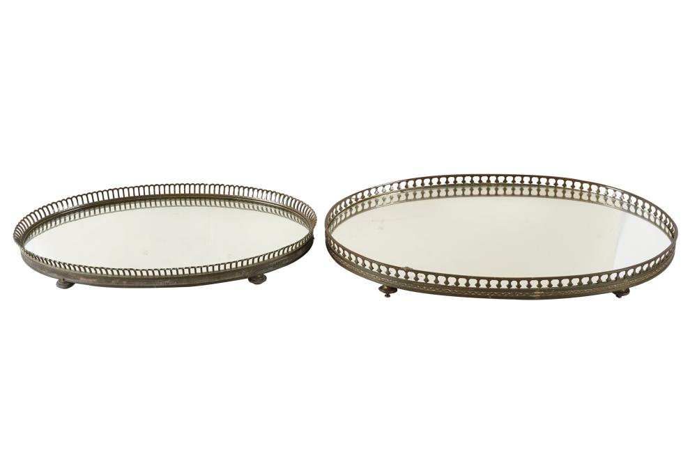 TWO MIRRORED PLATEAUSeach with a