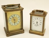 TWO MISC. FRENCH BRASS CASED C