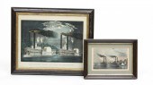 TWO MISSISSIPPI RIVER PRINTS.