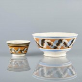 TWO MOCHAWARE BOWLSShowing the