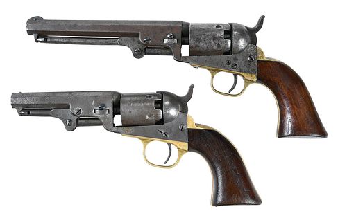 TWO MODEL 1849 POCKET COLT