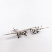 TWO MODEL AIRPLANES An aluminu