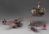 Two Model Airplanes, Folk Art
