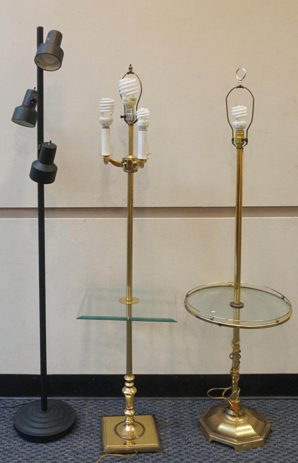 TWO MODERN BRASS TONE SMOKER'S