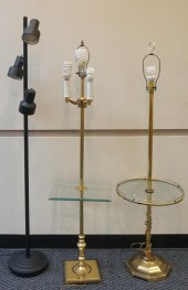 TWO MODERN BRASS TONE SMOKER'S
