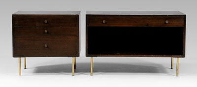 Two modern Harvey Probber side tabl