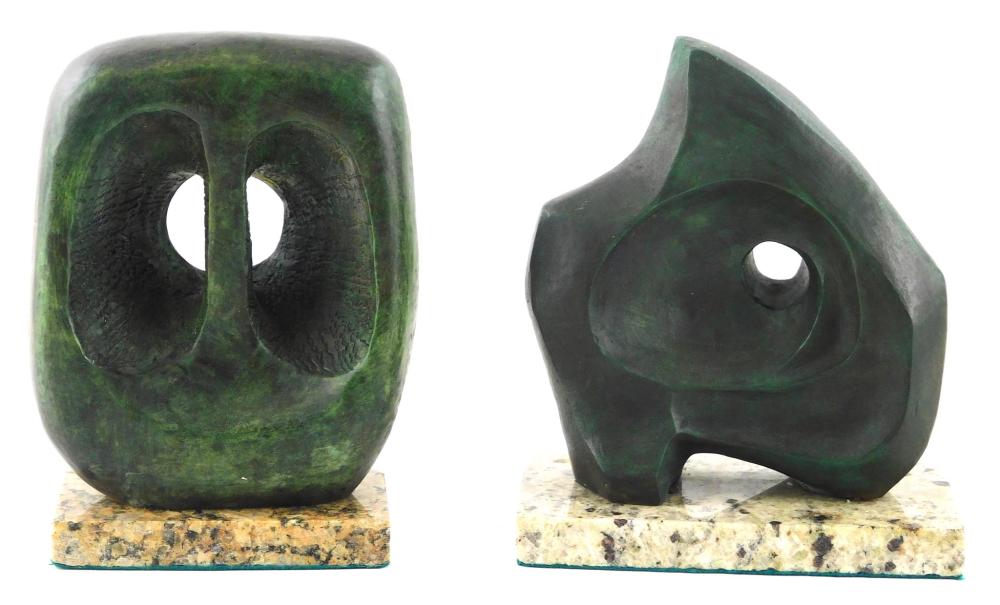 TWO MODERN SCULPTURES AFTER BARBARA