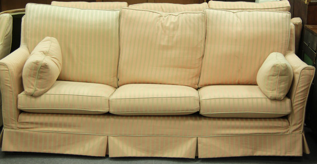 Two modern three-seater sofas and a