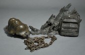 TWO MODERNIST BRONZE SCULPTURE