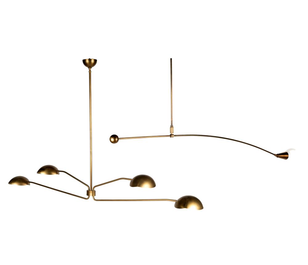 TWO MODERNIST CEILING LIGHT