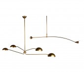 TWO MODERNIST CEILING LIGHT FI