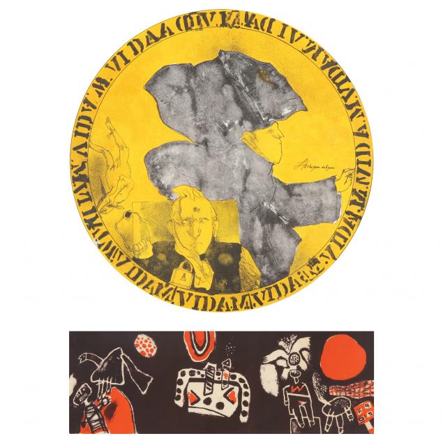 TWO MODERNIST LITHOGRAPHS - CHARLES