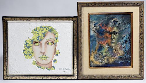 TWO MODERNIST PORTRAITSTwo