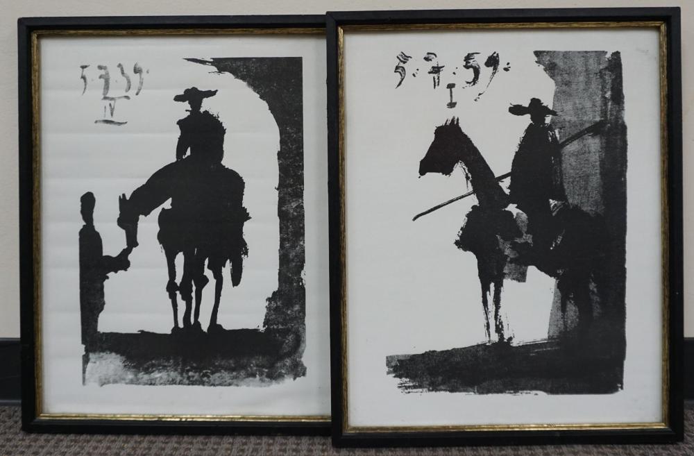 TWO MONOCHROMATIC PRINTS OF DON