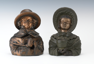 Two Monochrome Children Bust