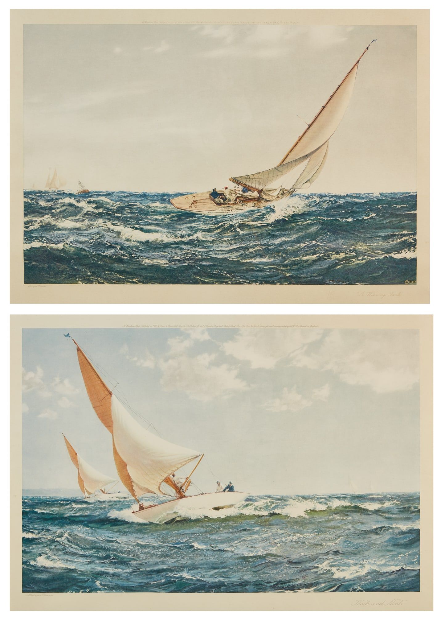 TWO MONTAGUE J. DAWSON YACHT