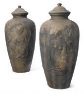 Two monumental Rookwood potter