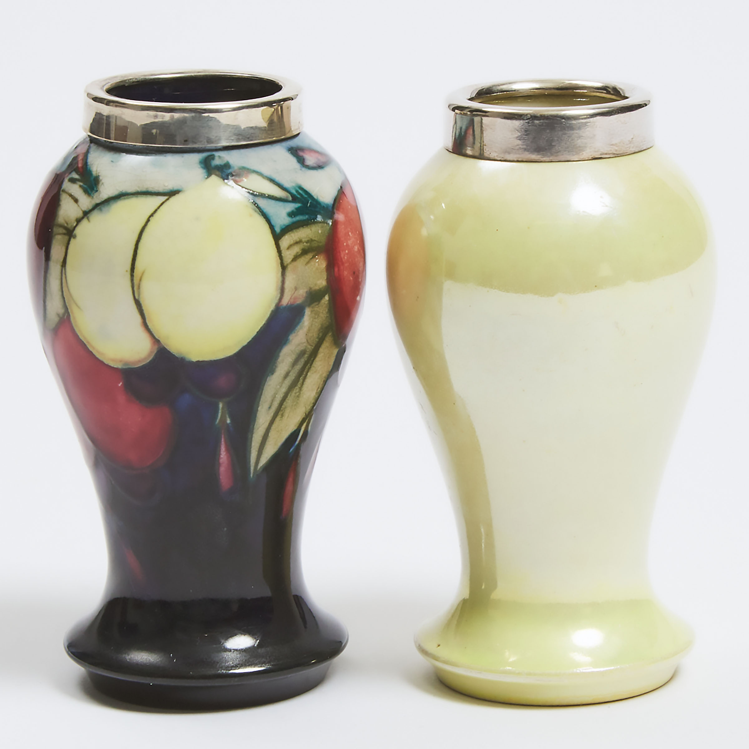 Two Moorcroft Wisteria or Yellow