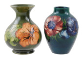 TWO MOORECROFT GLAZED POTTERY