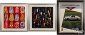 TWO MOSCHINO FASHION FRAMED SC