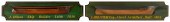 TWO MOUNTED HALF HULL MODELS C