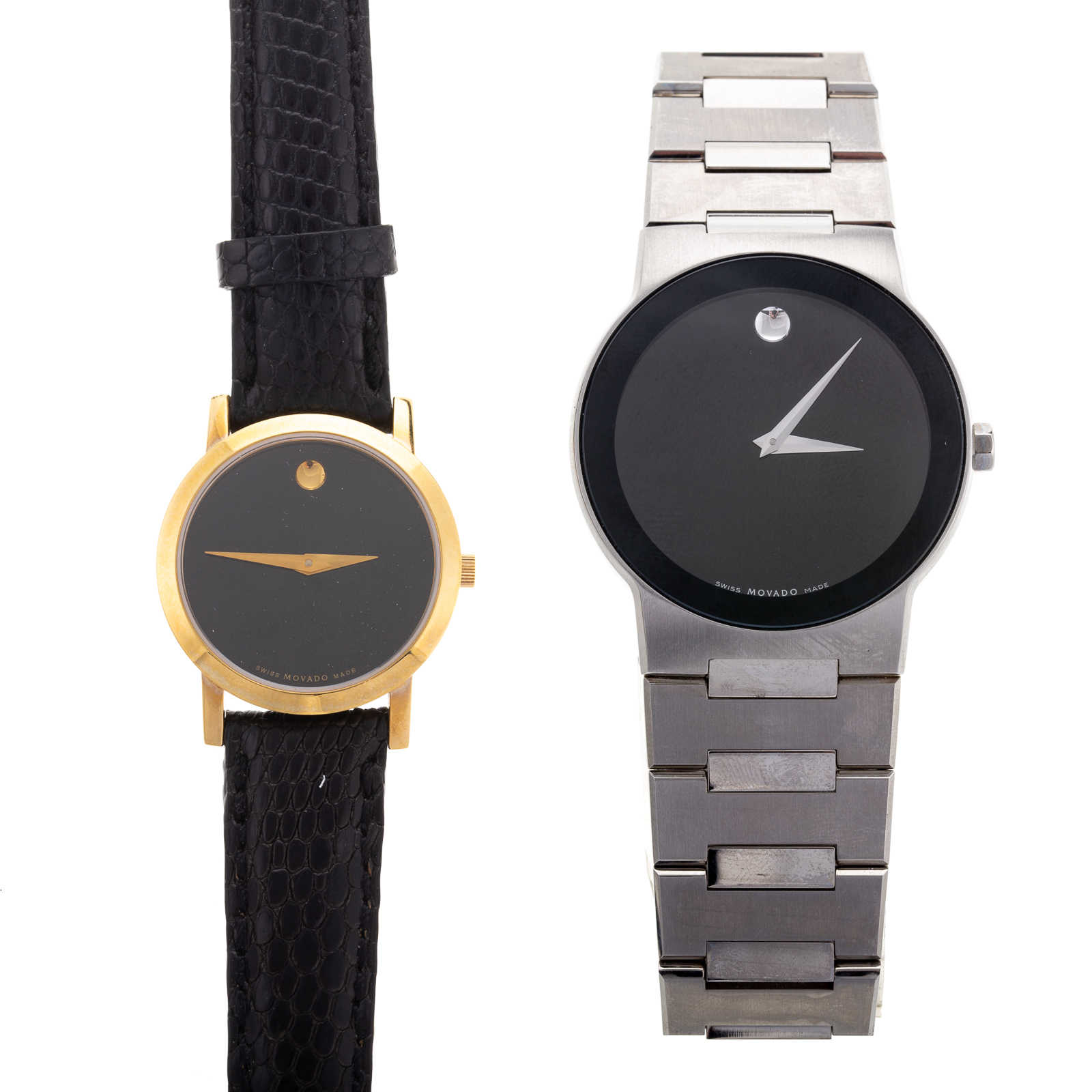 TWO MOVADO WRIST WATCHES, NWT 1)