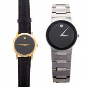TWO MOVADO WRIST WATCHES, NWT