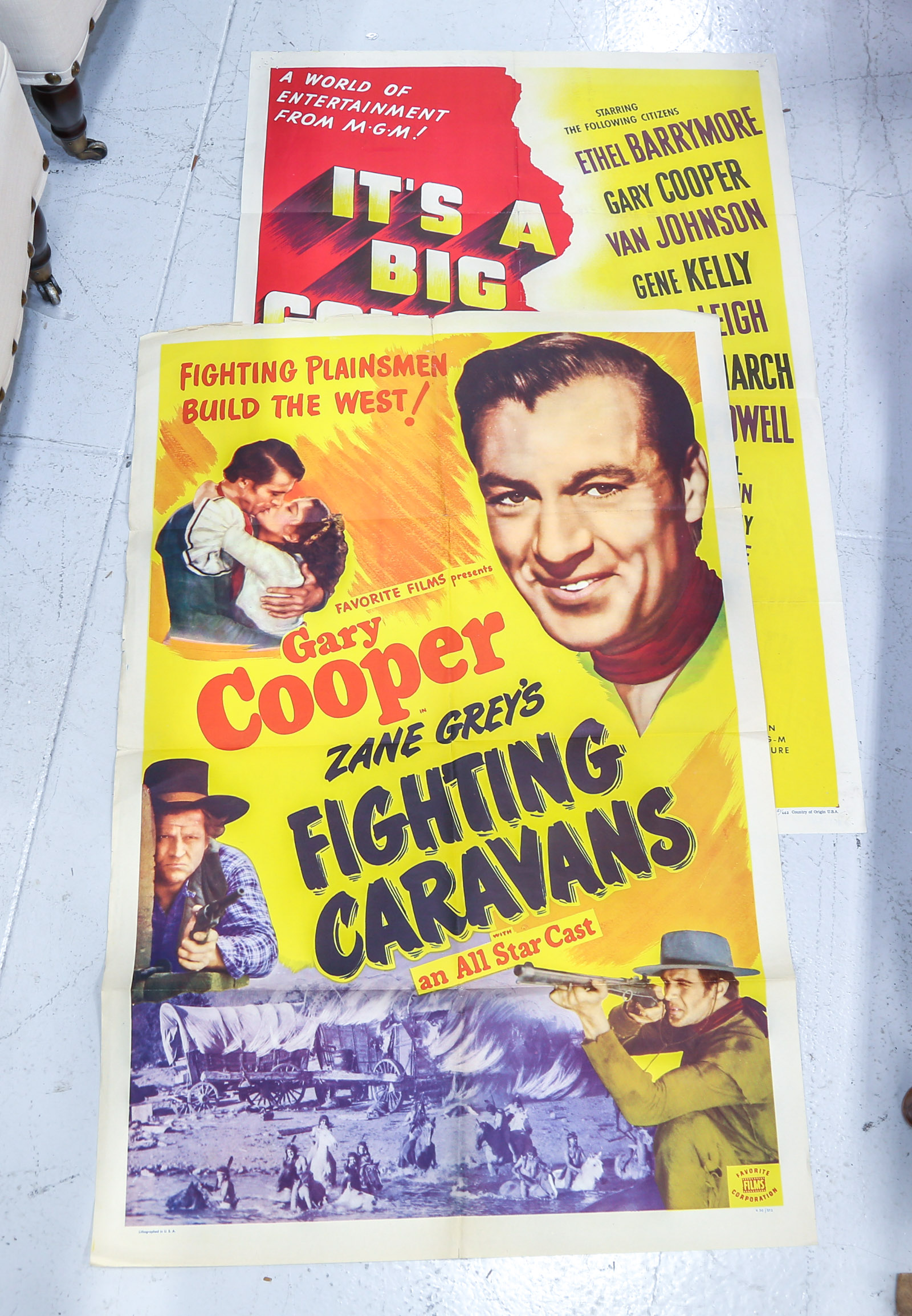 TWO MOVIE POSTERS Including It's