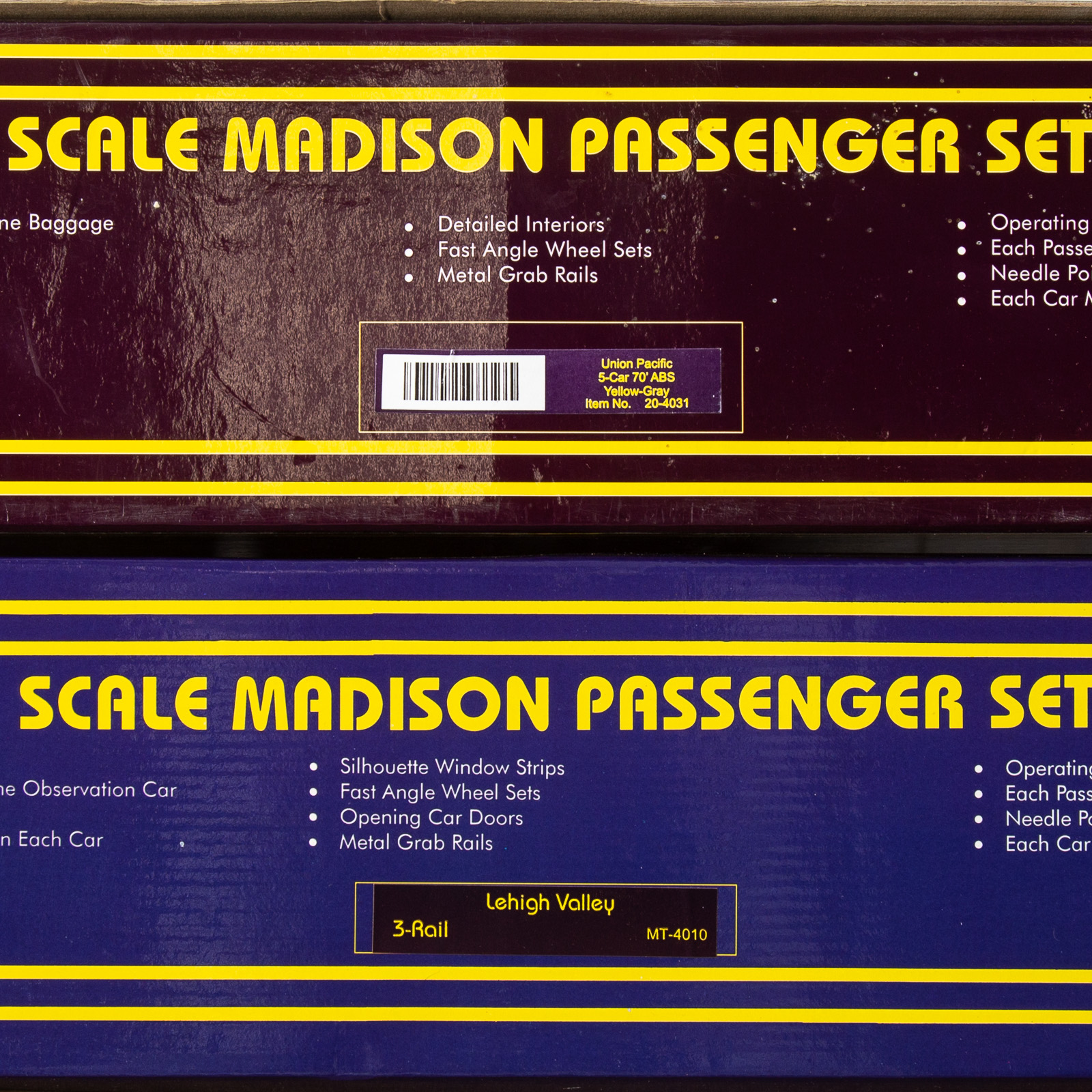TWO M.T.H. SCALE MADISON