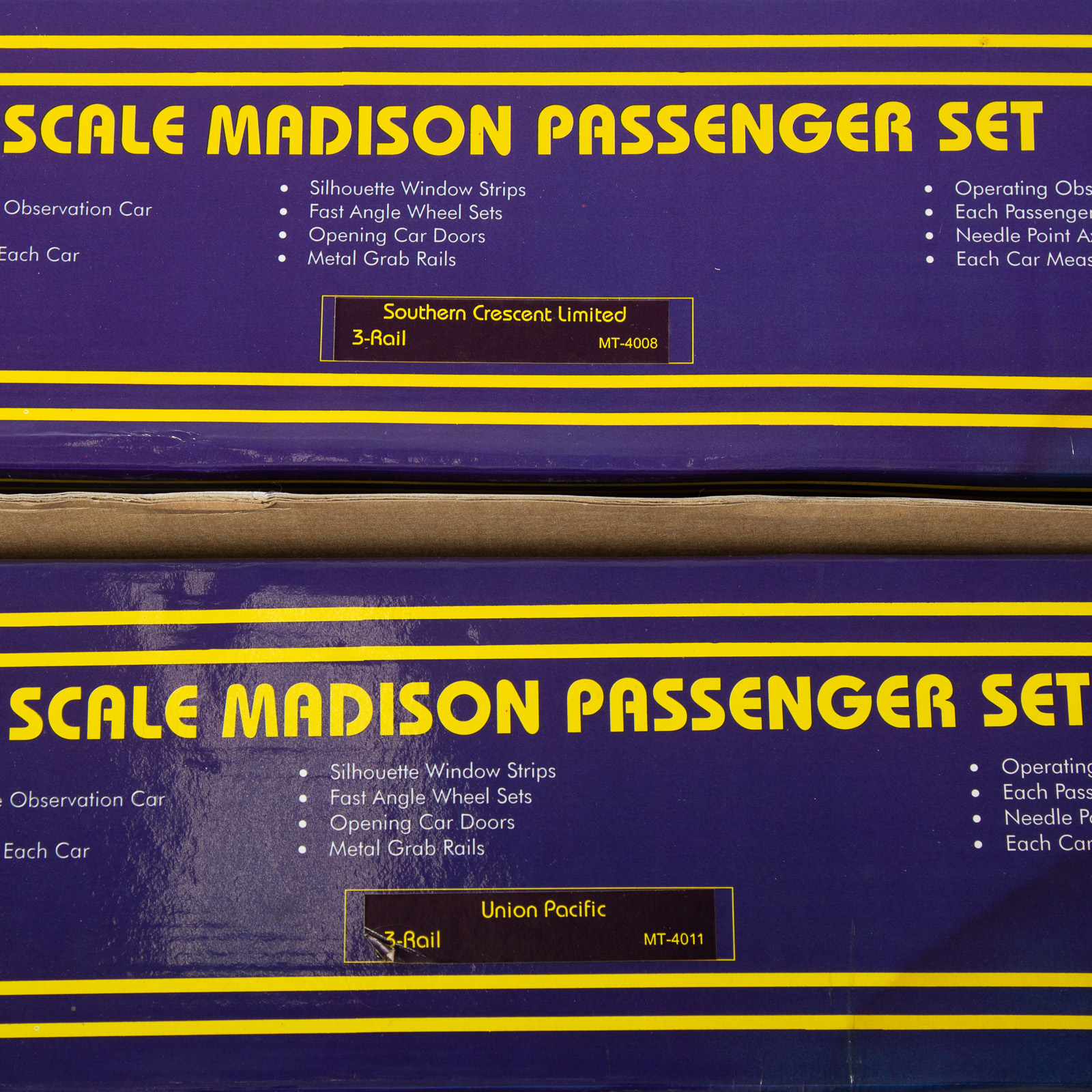 TWO M.T.H. SCALE MADISON